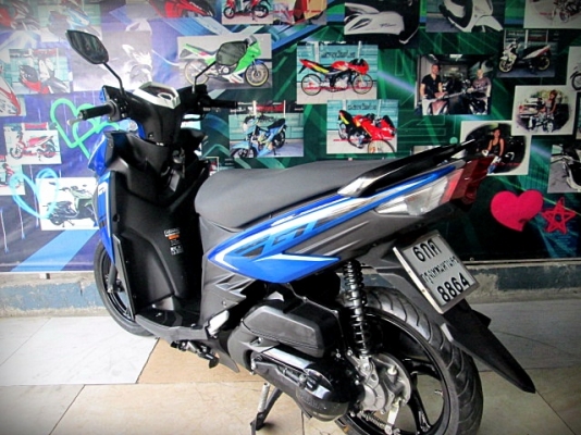 gt125 2017 สีนํ้าเงิน ตัวล้อแมกซ์ รถเครื่องดี สีสวย 28900 gt125 2017 สีนํ้าเงิน ตัวล้อแมกซ์ รถเครื่องดี สีสวย 28900