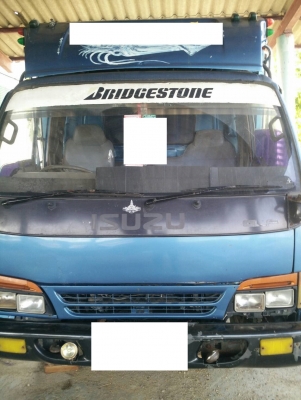 ขาย6ล้อรั้ว isuzu 120แรง กระบะเลส ยาว4.3ม