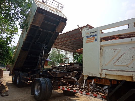 ขาย HINO 344 ปี 56 แม่-ลูกดั๊ม กระบะสามมิตร รถเดิมๆ