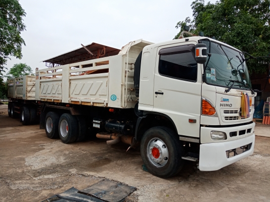 ขาย HINO 344 ปี 56 แม่-ลูกดั๊ม กระบะสามมิตร รถเดิมๆ