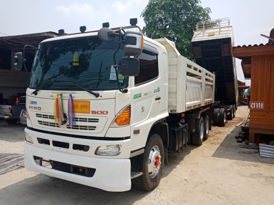 ขาย HINO 344 ปี 56 แม่-ลูกดั๊ม กระบะสามมิตร รถเดิมๆ