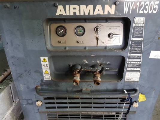 PDS125SC-เครื่องปั๊มลม Airman Compressor 7 bar 125cfm. มือสอง นำเข้าจากญี่ปุ่น by OEK