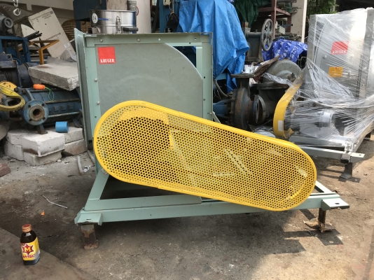 ขายพัดลมโบวเวอร์ดูด-เป่าอากาศ Kruger 0.5HP. 380V รุ่นใบพัดเคลือบทนการกัดกร่อน โครงสร้างใหญ่แข็งแรง ของใหม่เก่าเก็บ สวยมาก พร้อมใช้งาน