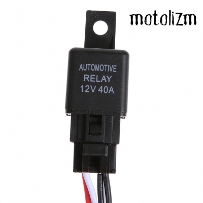 ชุดสายไฟ relay สำหรับติดตั้ง ไฟเสริม