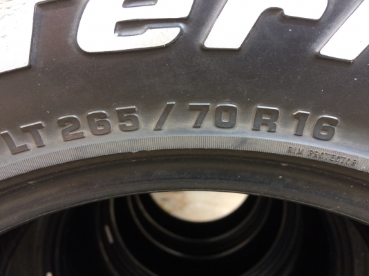 ยาง 265/70 R16