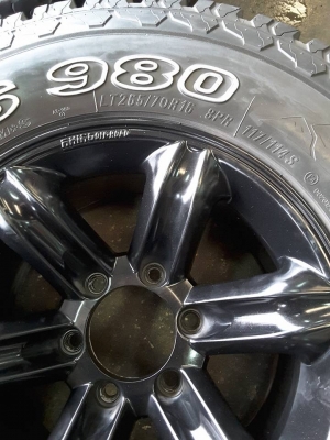 ล้อเล็บเหยี่ยว + Maxxis AT 265-70-16 ปลายปี14 สวยๆ1ชุด ล้อเล็บเหยี่ยว + Maxxis AT 265-70-16 ปลายปี14 สวยๆ1ชุด