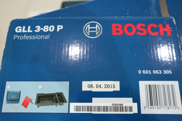 เลเซอร์กำหนดแนวเส้น BOSCH รุ่น GLL 3-80 P ของใหม่ พร้อมขาตั้ง Bosch BT-150 และซอง กล่อง คู่มือครบ เลเซอร์กำหนดแนวเส้น BOSCH รุ่น GLL 3-80 P ของใหม่ พร้อมขาตั้ง Bosch BT-150 และซอง กล่อง คู่มือครบ