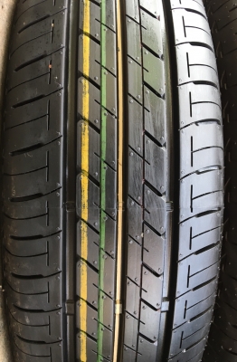 ยางใหม่ป้ายแดง 185-65-15 Bridgestone ตุ่มอลัง เส้นสีจัดๆ
