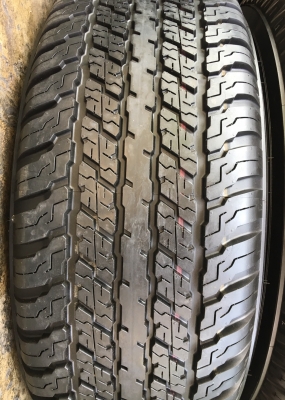 ล้อแม็กป้ายแดง Toyota Revo ขอบ17 พร้อมยางป้ายแดง Yokohama 265-65-17 ปี 18 ดอกเต็ม ตุ่มเด้งๆ