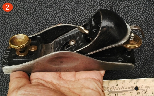 กบ Vintage adjustment of low angle block plane Stanley No.9 1/2 ปี 1904-1908 นำเข้าจากอังกฤษใช้งานได กบ Vintage adjustment of low angle block plane Stanley No.9 1/2 ปี 1904-1908 นำเข้าจากอังกฤษใช้งานได