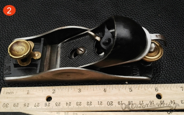 กบ Vintage adjustment of low angle block plane Stanley No.9 1/2 ปี 1904-1908 นำเข้าจากอังกฤษใช้งานได