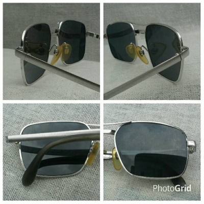 แว่นตาเทพเจ้าของชาวเยอรมัน ทองขาว (White Gold Filled) 10 K ล้ำค่า ! หายาก ! ยุค &#039;60s โมเดลสุดหล