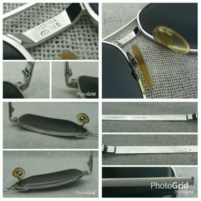 แว่นตาเทพเจ้าของชาวเยอรมัน ทองขาว (White Gold Filled) 10 K ล้ำค่า ! หายาก ! ยุค &#039;60s โมเดลสุดหล