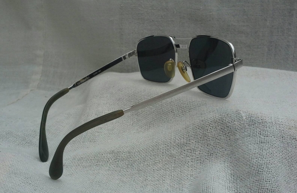 แว่นตาเทพเจ้าของชาวเยอรมัน ทองขาว (White Gold Filled) 10 K ล้ำค่า ! หายาก ! ยุค &#039;60s โมเดลสุดหล