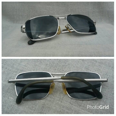 แว่นตาเทพเจ้าของชาวเยอรมัน ทองขาว (White Gold Filled) 10 K ล้ำค่า ! หายาก ! ยุค &#039;60s โมเดลสุดหล