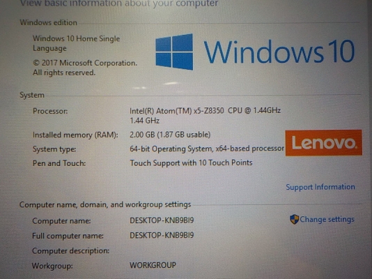 LENOVO MIIX 320-10ICR