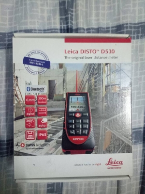 ขายกล้องวัดระยะเลเซอร์ LEICA DISTO D510 ของใหม่ใช้ครั้งเดียว