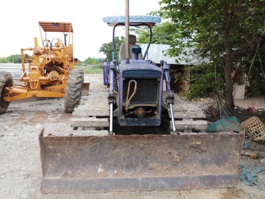 KOMATSU  D20-3  + รถบดล้อยาง 7ล้อ