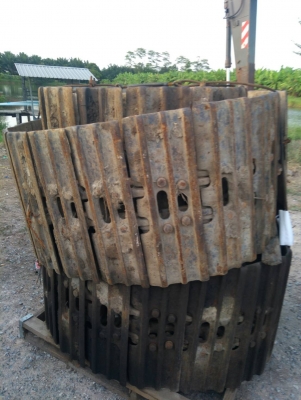 โซ่พร้อมใบ ใส่PC200 รุ่น 3, 5, 6 ใส่ KOBELCO MARK 2, 3 ของเก่านอกนำเข้า โซ่ดี บูทดี พร้อมใช้