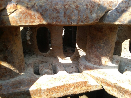 โซ่พร้อมใบ ใส่PC200 รุ่น 3, 5, 6 ใส่ KOBELCO MARK 2, 3 ของเก่านอกนำเข้า โซ่ดี บูทดี พร้อมใช้