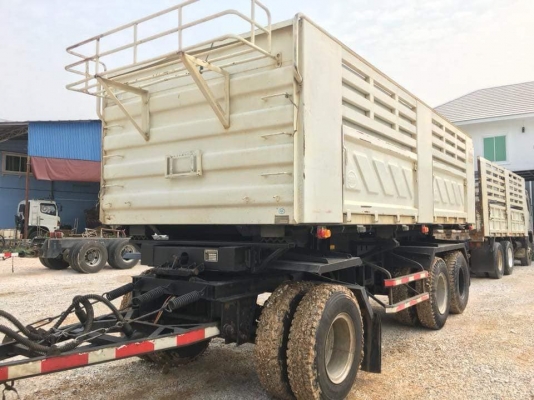 Hino 344 ปี 55 แม่ลูกดัมพ์สามมิตร ลูก 3 เพลาแท้ เครื่อง/เกียร์เดิม ยางเต็ม ทะเบียนพร้อม