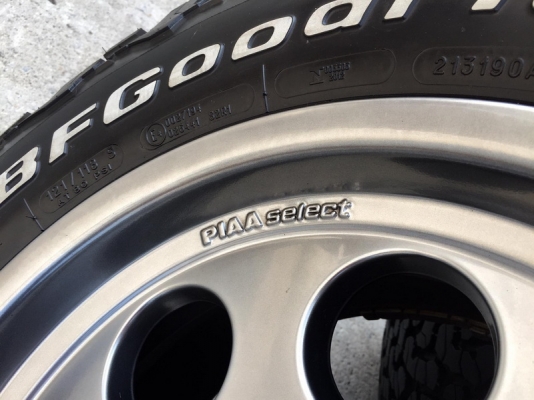 ล้อแท้ Piaa select หยดน้ำ ยางBF ko2 AllTerrain ขอบ16 สภาพใหม่มากทั้งชุด ล้อแท้ Piaa select หยดน้ำ ยางBF ko2 AllTerrain ขอบ16 สภาพใหม่มากทั้งชุด