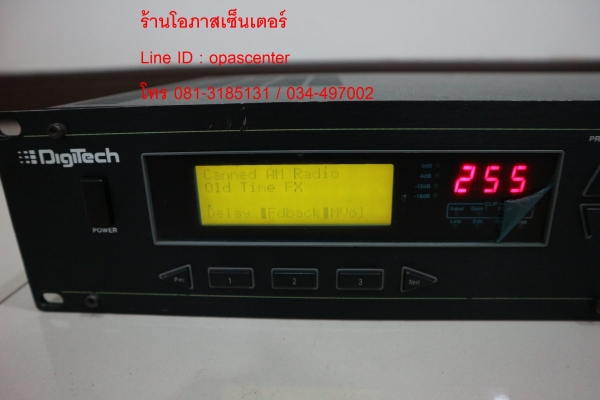 เอฟเฟ็ค rack Digitech GSP-2101 Studio Tube สภาพดี พร้อมสายไฟ