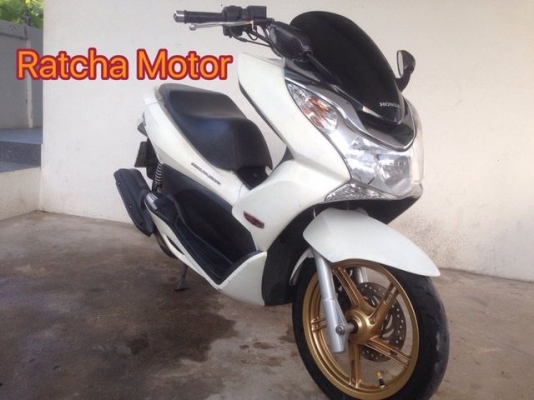 Honda Pcx 150i สีขาว ล้อแม็ก ปี 2013 วิ่งน้อย กุญแจรีโมท Id ling Stop