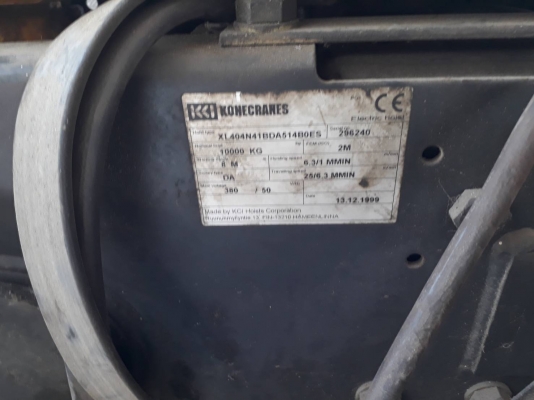 เครนสลิงโคเน่ 16 ตัน220,000 บาท10ตัน180,000 บาท 5 ตัน 90,000 บาท