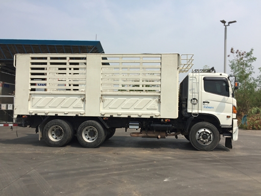 ฝากขายรถพ่วง HINO S500 344แรง ปลายปี 56 กระบะสามมิตร ไม่ดั้มพ์ ใส่ของได้ 32.7 ตัน สภาพเดิมๆ