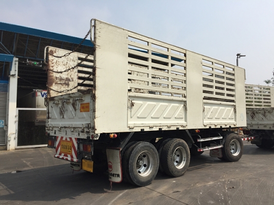 ฝากขายรถพ่วง HINO S500 344แรง ปลายปี 56 กระบะสามมิตร ไม่ดั้มพ์ ใส่ของได้ 32.7 ตัน สภาพเดิมๆ