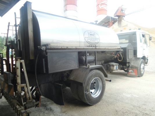 รสเปร์ยางถัง6000ลิตร อู่รุ่งโรจน์ ตัวรถ NISSAN UD ถังสเปร์ใหม่เอี่ยม