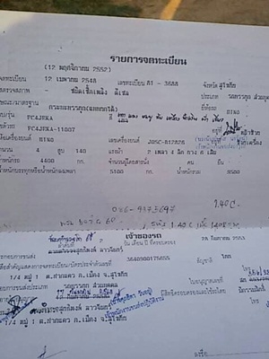 ฝาก-ขาย รถ6ล้อดั๊ม FC4J 140แรง ดั๊มสามมิตรสภาพพร้อมใช้