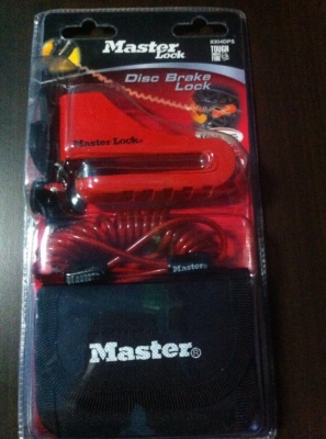 Master Lock Disc Form America ซวยแระซื้อมาใส่ไม่ได้ ใครรับไปดูแลหน่อย ราคา ขาดทุนยับ 750 บาท ล็อคได้ทุกคัน ยกเว้นรถ Vespa LX,S