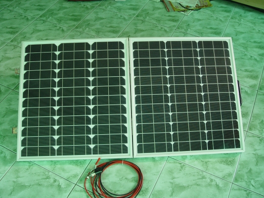 ขายโซล่าเซลล์ฉบับกระเป๋า 80 วัตต์