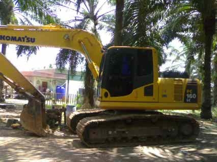รถแบคโฮ KOMATSU PC 160 - 8  ( ขายคู่ )  รถนิสสัน 230 แรงม้า  สนใจติดต่อ 081 - 6079515