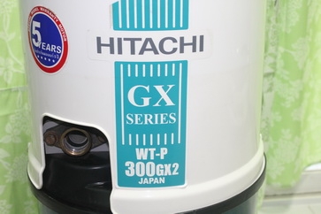 ปั๊มน้ำอัตโนมัติยี่ห้อ HITACHI WT-P300GX2 สภาพดีพร้อมใช้งานครับ
