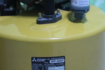 ปั๊มอัตโนมัติmitsubishi รุ่นWP -205P ขนาด 200วัตต์พร้อมใช้ครับ
