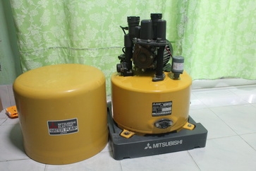 ปั๊มอัตโนมัติmitsubishi รุ่นWP -205P ขนาด 200วัตต์พร้อมใช้ครับ