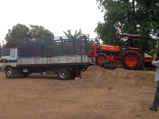 คูโบต้า 4508 4 WD 2 เพลาใบมีดดันหน้าตราช้าง ทำงาน 1107 ชั่วโมง