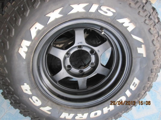 แม็ก 16 te37x ขอบ 16 พร้อมยาง maxxis 265/75/16