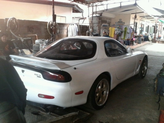 ขายรถสปอรต์mazda rx7 นำเข้าสีขาวมุกสวย