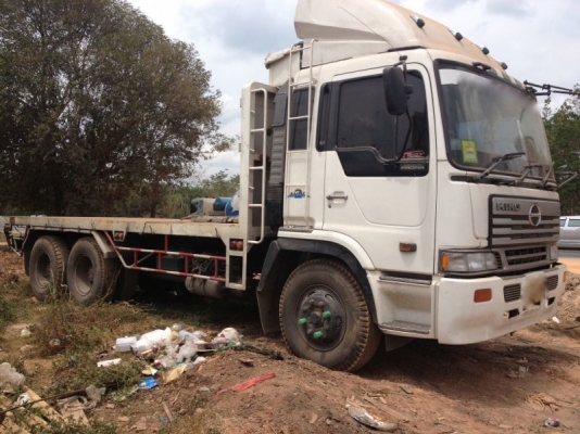 รถฮีโน่ 10 ล้อ พื้นเรียบ 320 แรงม้า ปี 53 ( ขายแม่ลูก ) สนใจติดต่อ 081 - 6079515