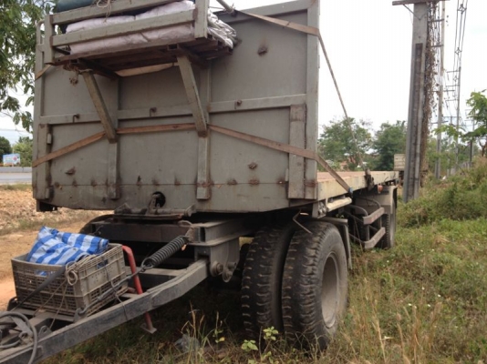 รถฮีโน่ 10 ล้อ พื้นเรียบ 320 แรงม้า ปี 53 ( ขายแม่ลูก ) สนใจติดต่อ 081 - 6079515