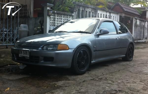 ด่วน..Civic3Doorยอดนิยมติดแก๊สLPGเกียร์Autoกระจกไฟฟ้าโช๊คแต่งซิ่งแม็ก16"เอกสารพร้อม(พร้อมขับส่งฟรี)