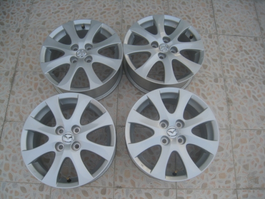 ขายล้อแม็ก Mazda 2 15"x6" et45 4รู100 (081-3747940)