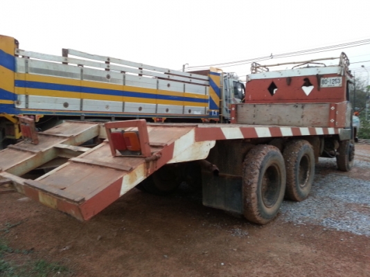 ขายด่วนสิบล้อหน้ายาวหางปลาสองเพลาใหญ่ NISSAN มีสโลว์เครื่อง HO7Cพวงมาลัยเพาเวอร์ทะเบียนเป็นทาดลาดแล้วรีบจอง 0801515451 0811838154