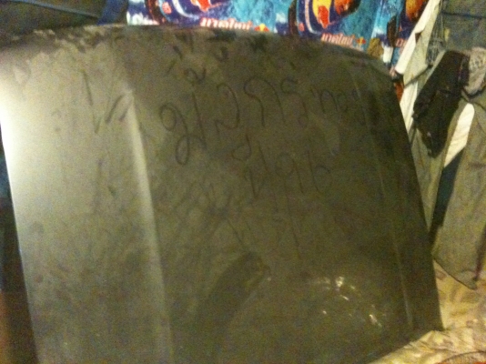 ขายฝากระโปรงหน้า แท้ๆเดิมๆ ของมังกรทอง สติกเกอร์ กันร้อนยั ง อยู่ สีสวยไม่ซีด