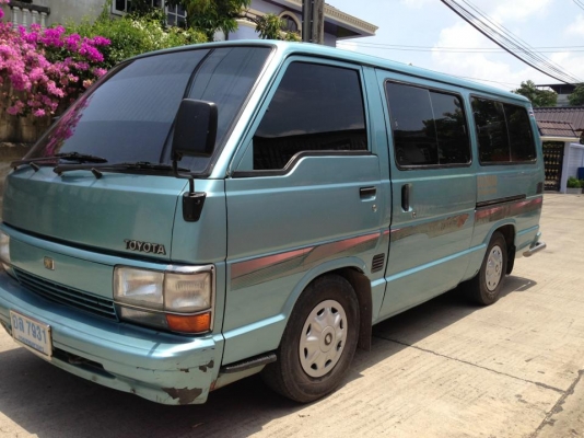 ขายรถตู้HIACEเครื่อง 2J แก๊ส lpg 2 ระบบ เกียรออโต้ พวงมาลัยเพาเวอรเอกสารครบโอนพร้อม