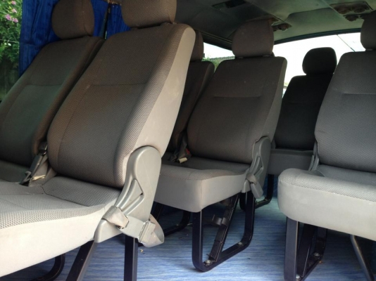 ขายรถตู้HIACEเครื่อง 2J แก๊ส lpg 2 ระบบ เกียรออโต้ พวงมาลัยเพาเวอรเอกสารครบโอนพร้อม